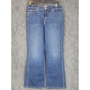 Levi's Perfectly Slimming 512 Boot Cut Jeans Embellished‎ Pockets Flare Sz 10
